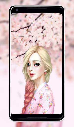 Cute Laura Wallpaper screenshot 2