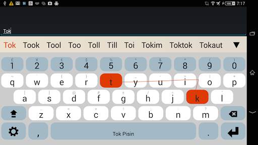 Tok Pisin Keyboard Plugin स्क्रीनशॉट 2