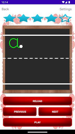 Cursive Letters Alphabets screenshot 3