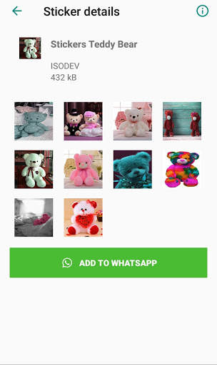 Stickers Teddy Bear for whatsapp screenshot 2
