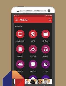 New Mobdro Free Online TV Guide App For Android screenshot 4