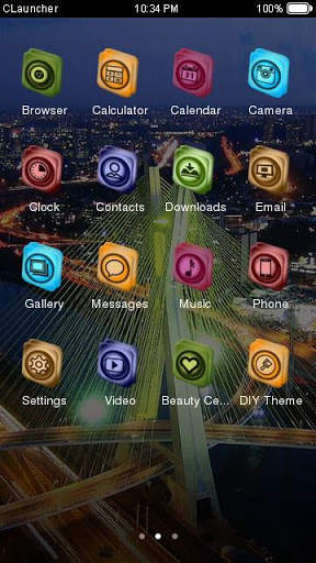 City Night C Launcher Theme screenshot 2