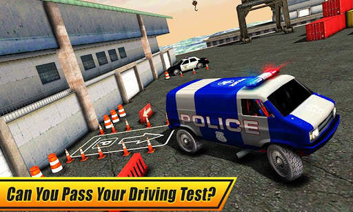 Real Police Car Parking 3D Sim स्क्रीनशॉट 2