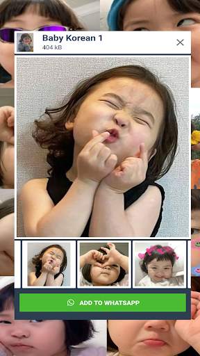 Cute Baby Stickers - WASticker screenshot 8