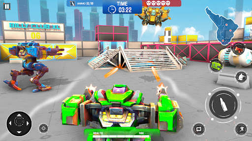 Mech Shooter Actions - Robo Strike Showdown screenshot 1