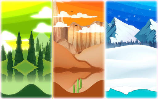 Sand Jump ball rider  : Snow Mountains game screenshot 1