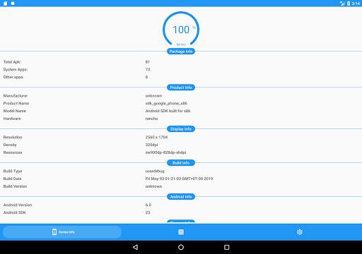 Package inspector: Device info, App info screenshot 6