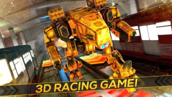 Subway Robots - Steel Racing screenshot 7