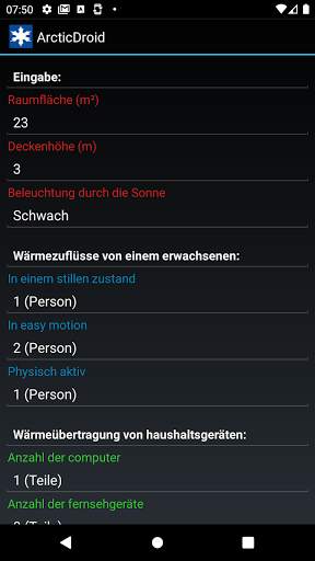 Klimaanlage berechnen BTU screenshot 5