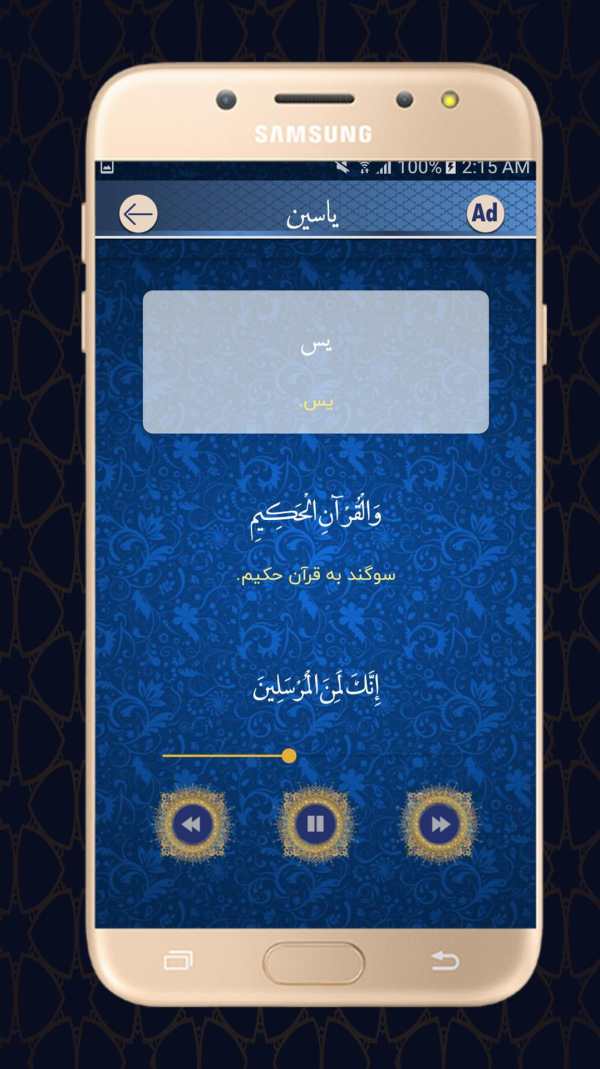 سوره یاسین با صوت و ترجمه screenshot 4