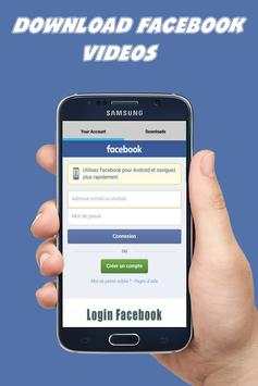 FaceDow : Video Playing & Downloader For Facebook screenshot 1