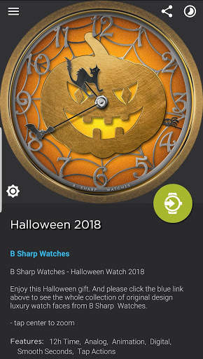 Halloween watch face for smart watches screenshot 4