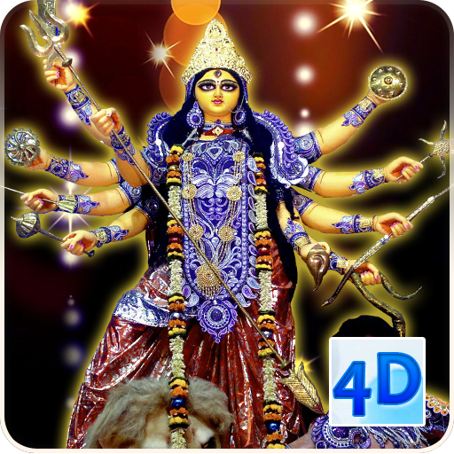 4D Durga Puja, Navaratri Durgotsava Live Wallpaper icon