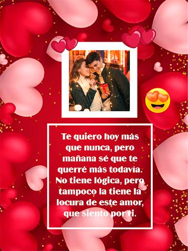 Tarjetas de amor con fotos screenshot 2