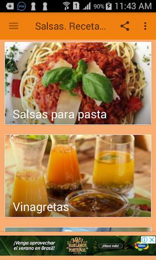 Salsas. Recetas gratis 2 تصوير الشاشة