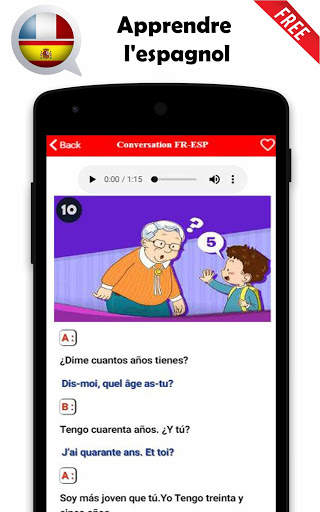 Apprendre l'espagnol parlé gratuit скриншот 2