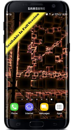 Infinity Parallax Cubes 3D Live Wallpaper screenshot 2
