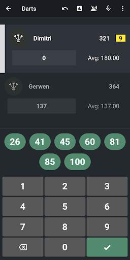 DARTS Scoreboard 2023 screenshot 2