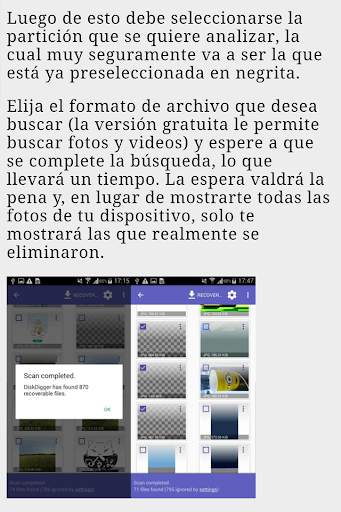 Cómo recuperar fotos y vídeos screenshot 8