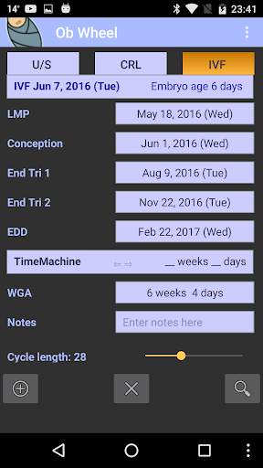 OB Wheel: Pregnancy calculator screenshot 5