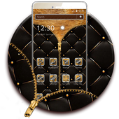 Golden Black Zipper Theme icon