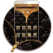 Golden Black Zipper Theme 1.1.0