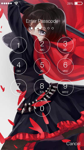 Anime RWBY PIN Lock Screen screenshot 2