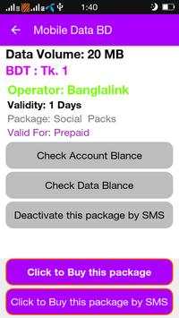 Mobile Data Plan 2 تصوير الشاشة
