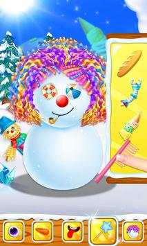 Snowman Hair Styles Salon Game screenshot 3