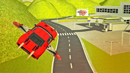 Flying Sport Car Simulator2016 screenshot 3