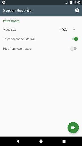 Screen Recorder HD 2018 screenshot 5