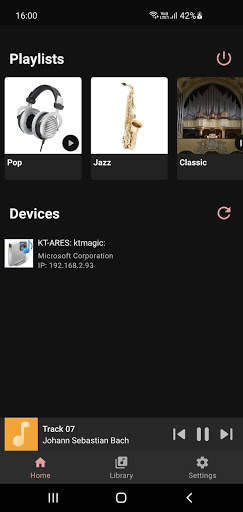 Magic Music DLNA Player screenshot 1