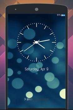 Classic Clock Lock Screen screenshot 1