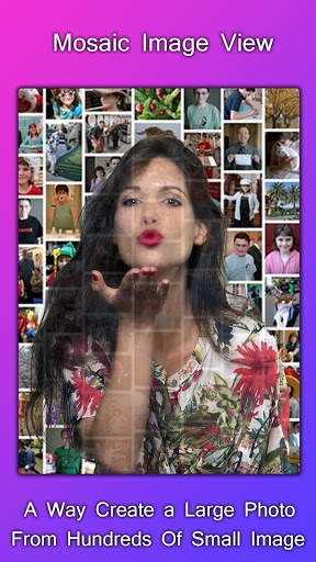 Mosaic Amazing Photo Editor : Mosaic Pic Effect 3 تصوير الشاشة