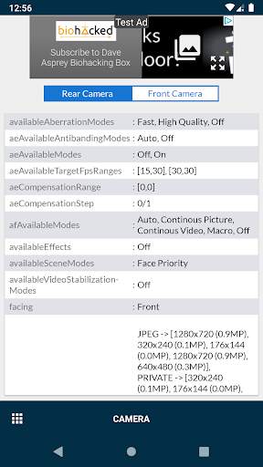 Device Info Hardware & Software config for Android screenshot 2