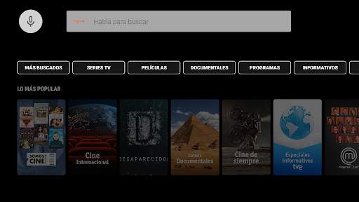 RTVE Play Android TV screenshot 7