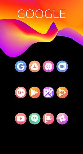 Linox Round - Icon Pack screenshot 2