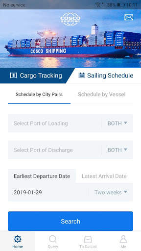 COSCO SHIPPING Lines Mobile App screenshot 2