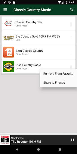 Classic Country Music Radio Stations screenshot 7