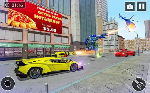 한국 경찰차, 로봇 전쟁 게임 2021로 변신 screenshot 22