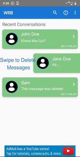 WRB - Whatsapp Recycle Bin screenshot 2