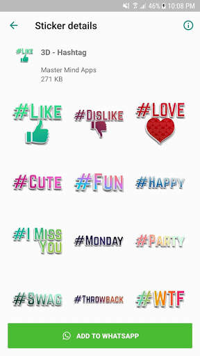 Chat Lingo Text Stickers - WAStickerApps screenshot 6