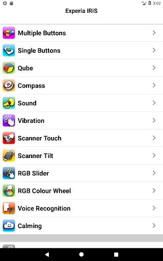 Experia IRiS  App screenshot 4