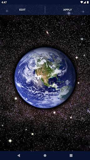 Earth in Space Live Wallpaper screenshot 6