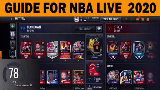 guide foe nba live mobile 2020 screenshot 3