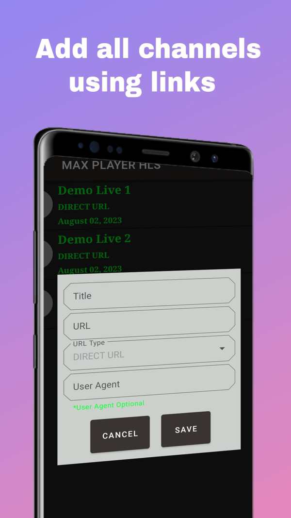 MAX Player - Video URL Player screenshot 2