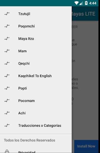 Traductor de Idiomas Mayas LITE screenshot 2