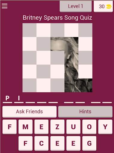Britney Spears Song Quiz screenshot 7
