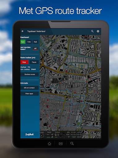 Topographical app, GPS Tracker - the Netherlands screenshot 7
