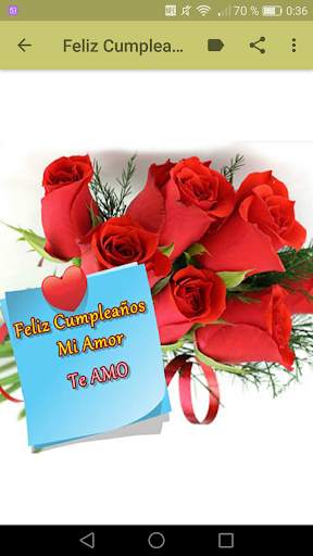 Feliz Cumpleaños Con Flores screenshot 13